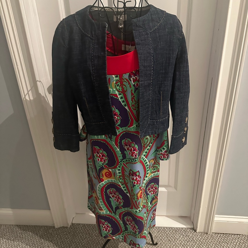 LOFT Dark Blue Jean Jacket